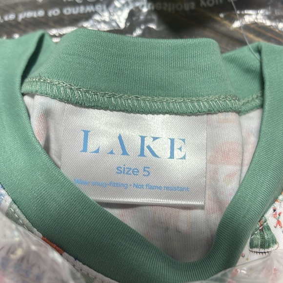 LAKE LONG-LONG SET PAJAMA NORTH POLE RED ON WHITE - 5 - Picture 5 of 8